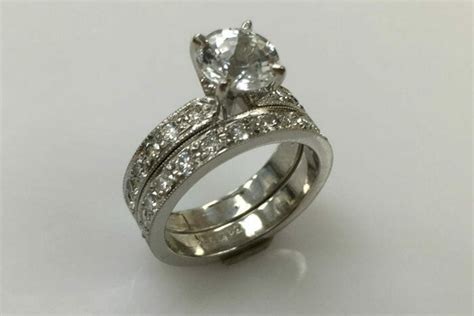 caring for platinum engagement ring.